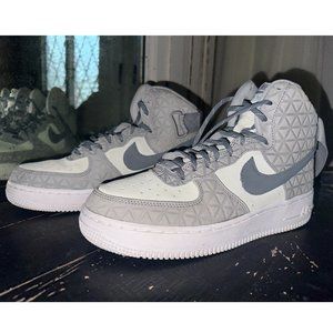 Air Force 1 Hi Prm Suede Matte Silver Cool Grey Women's Size 7.5